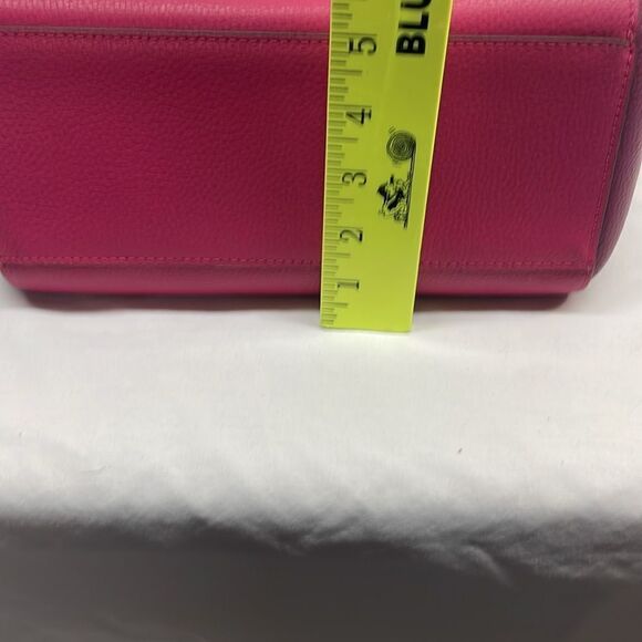 Michael Kors Kimberly Small Bonded Tote signature Electric Pink Multi Leather - Picture 7 of 10